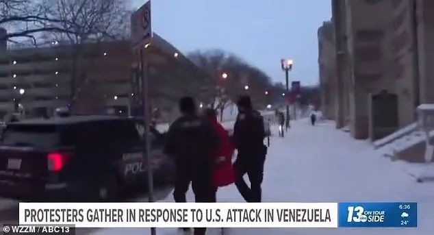 Woman Protesting US Raids in Venezuela Arrested During Interview in Grand Rapids