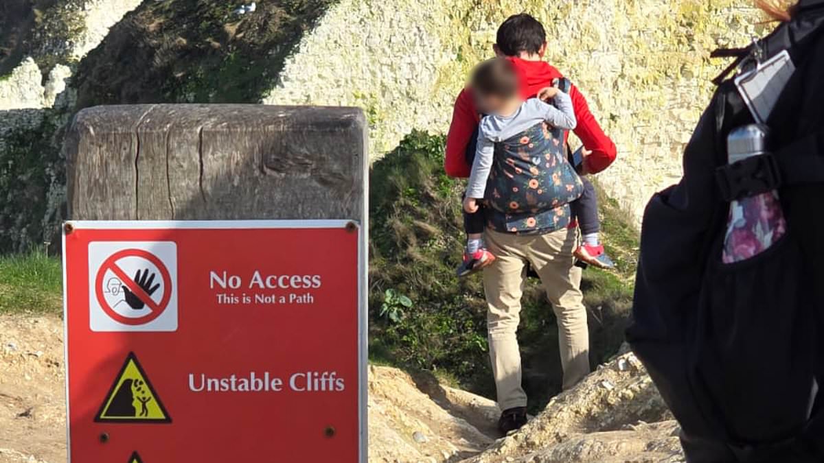 Father's Reckless Stunt at Old Harry Rocks Highlights Growing Tourist Safety Risks