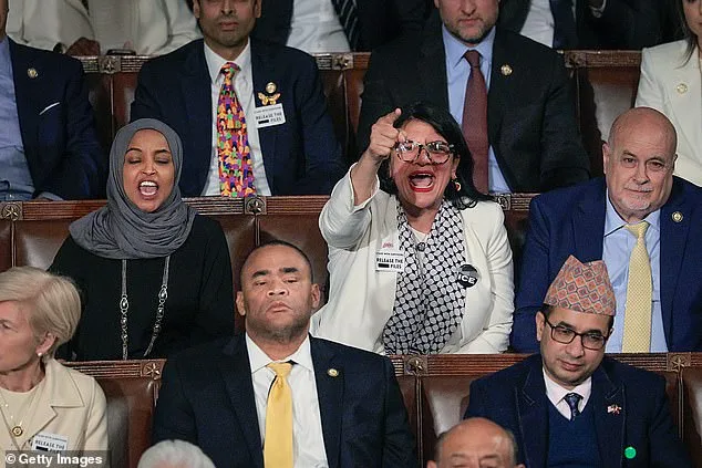 Democratic Rep Rashida Tlaib Chants 'KKK' During SOTU, Drawing Widespread Criticism