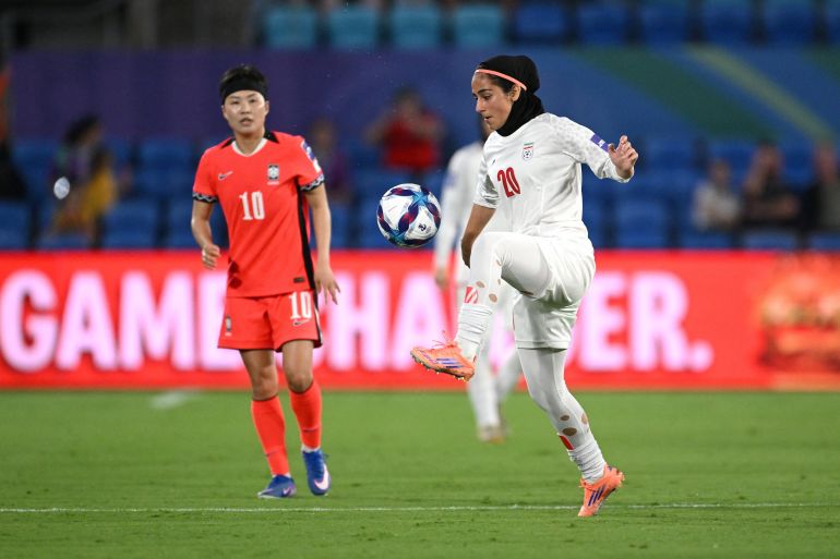 As War Rages, Iran's Women's Football Team Fights on in Asian Cup