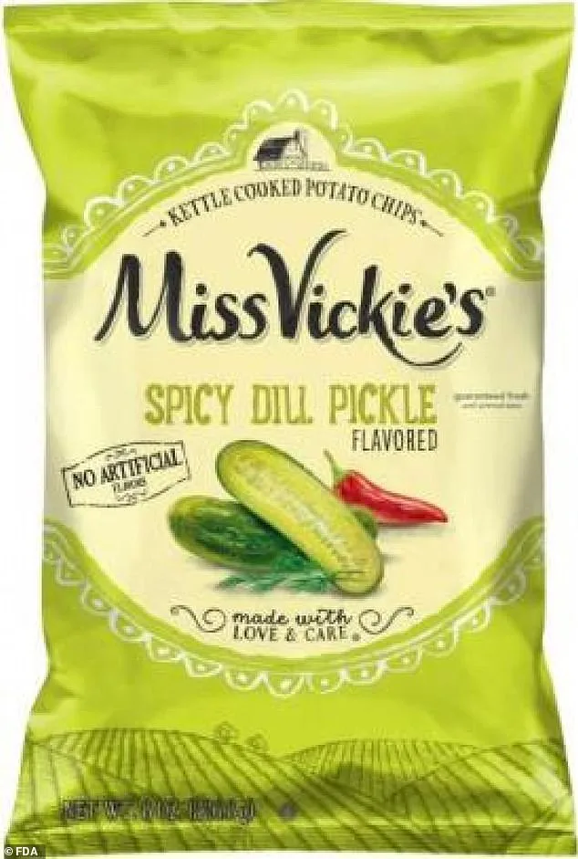 FDA Issues Recall Warning: Hidden Milk in Miss Vickie's Potato Chips Poses Allergy Risk