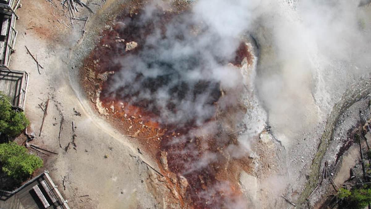 World's Largest Acidic Geyser Erupts in Yellowstone, Sparking Fears of Supervolcano Activity