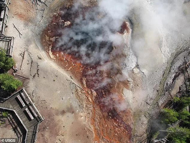 World's Largest Acidic Geyser Erupts in Yellowstone, Sparking Fears of Supervolcano Activity