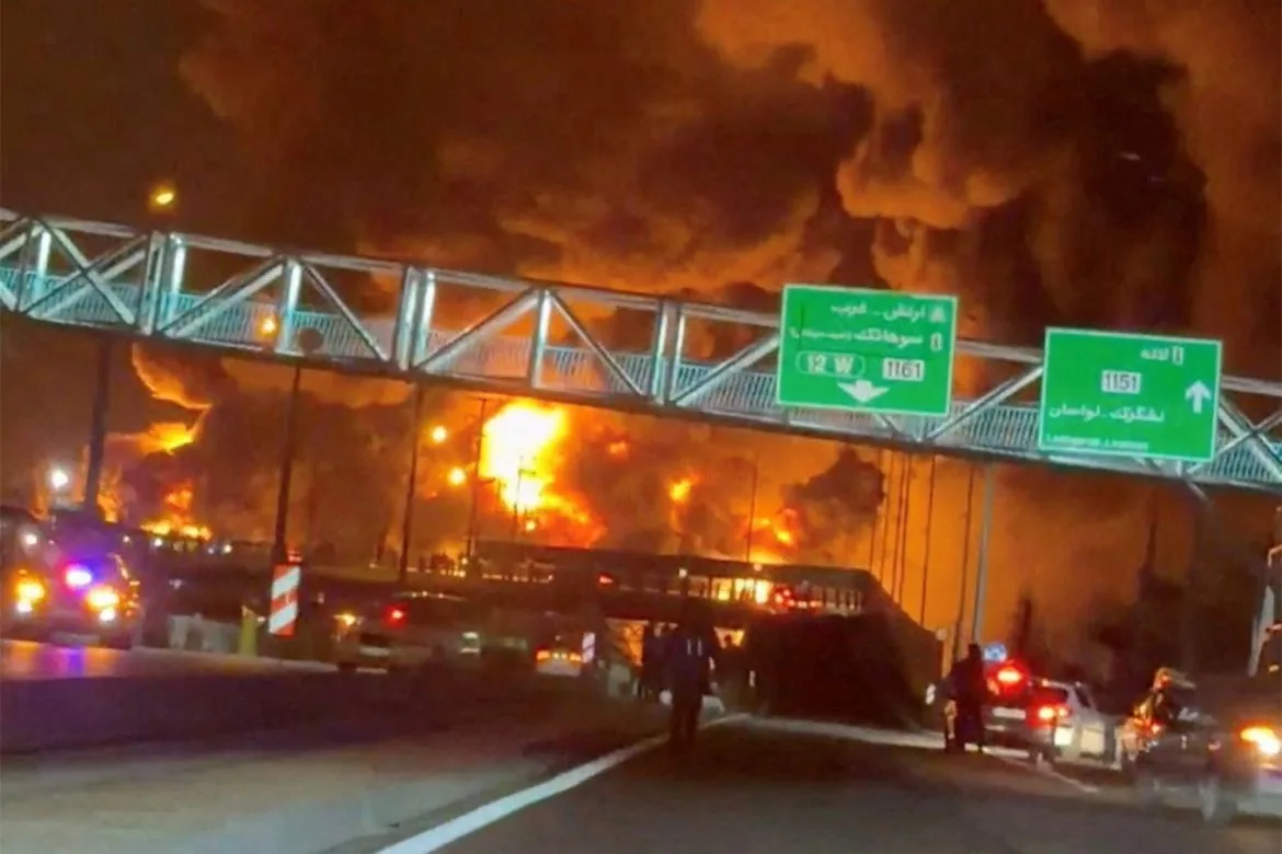 Coordinated US-Israeli Strikes on Tehran Oil Facilities Spark Chaos and Casualties