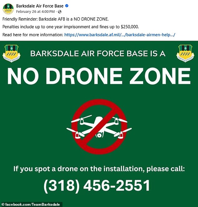 Mysterious Drone Triggers Terror Alert and Shelter-in-Place at Barksdale Air Force Base, First Since Iran War Begins