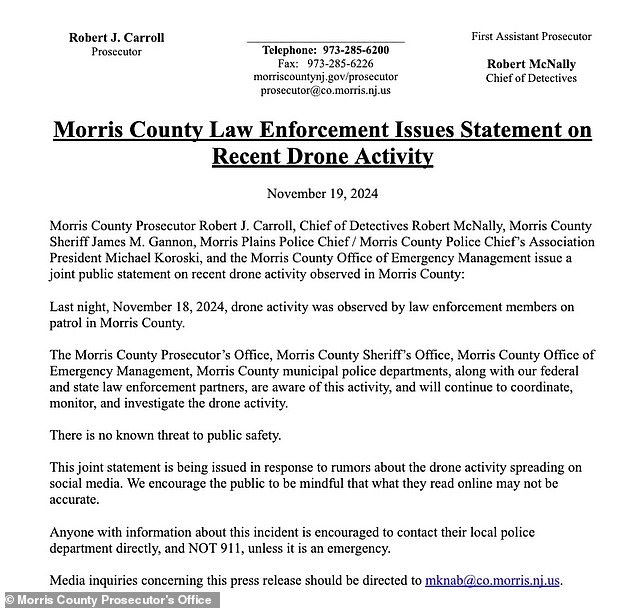 New Jersey Confronts Mysterious Drone Crisis: FOIA Reveals Hidden Threats and Policy Dilemmas