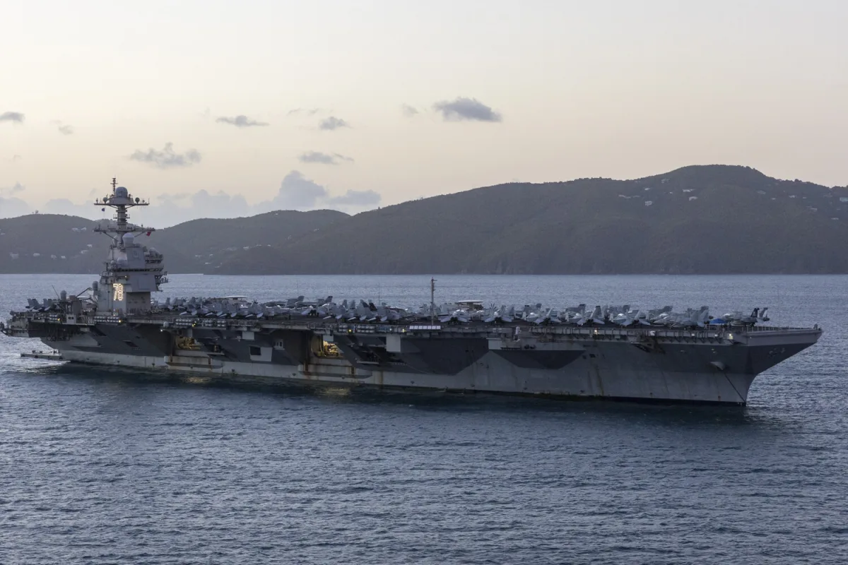 Iran Warns U.S. Carrier Gerald R. Ford in Red Sea Poses Direct Threat to National Security