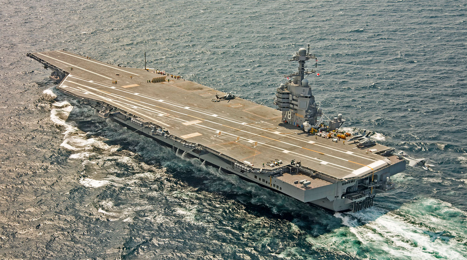 USS Gerald Ford Crew Fights 30-Hour Fire, Revealing Vulnerabilities in Advanced Navy Vessel