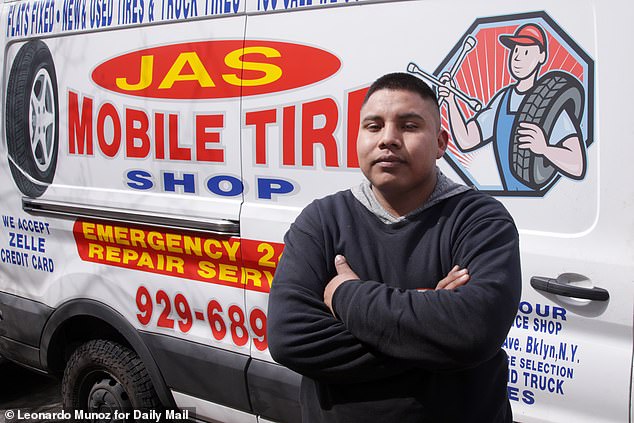 Brooklyn Tire Technician Turns Pothole Hazard into Thriving Business
