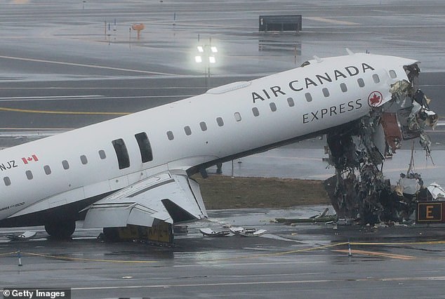 Air Canada Jet Crash at LaGuardia Kills Two Pilots, Injures 41