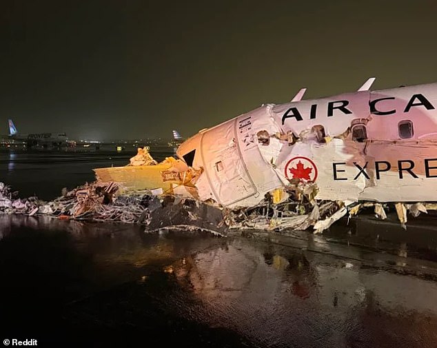 Air Canada Jet Crash at LaGuardia Kills Two Pilots, Injures 41