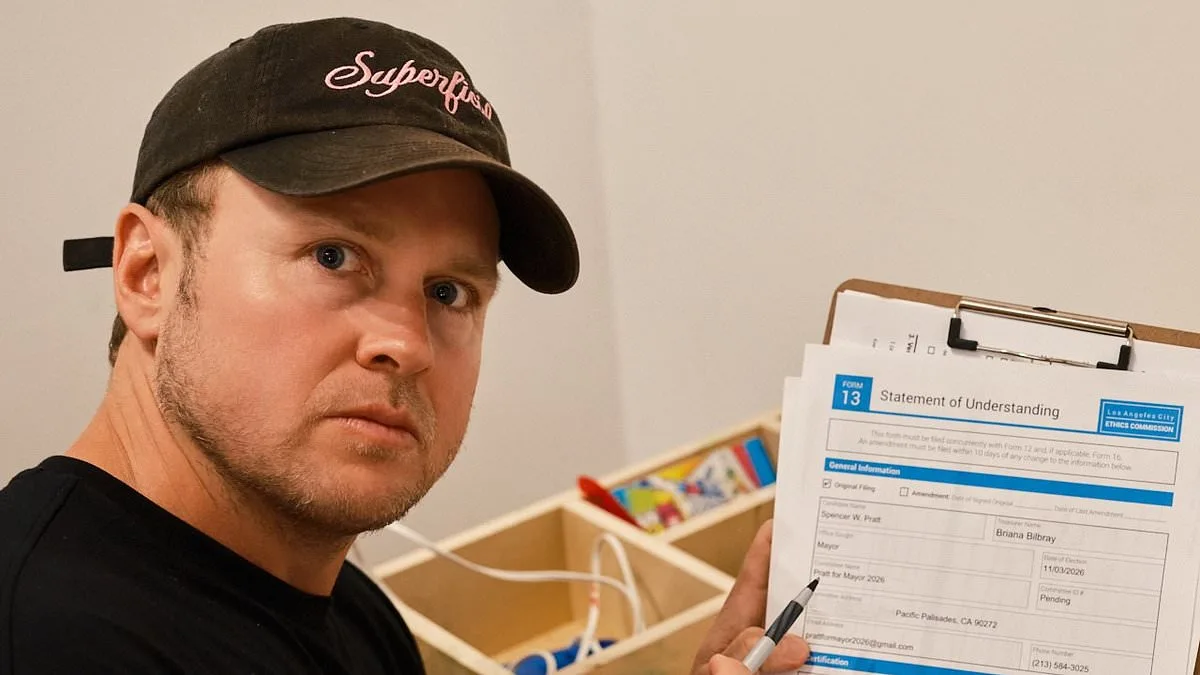 Reality TV Star Spencer Pratt Surprises in LA Mayoral Race Amid Wildfire Frustrations