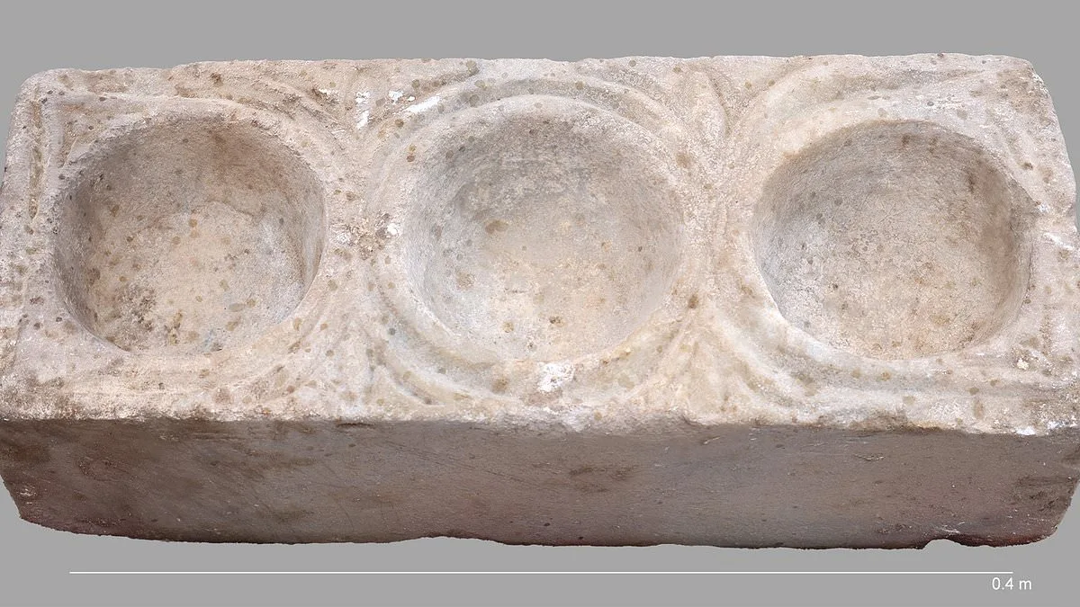 Rare Marble Artefact in Ancient Hippos Challenges Assumptions About Early Christian Baptism