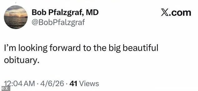 Dr. Bob Pfalzgraf on Administrative Leave Following Controversial Social Media Comment About Trump's Obituary and 'One, Big, Beautiful Bill Act
