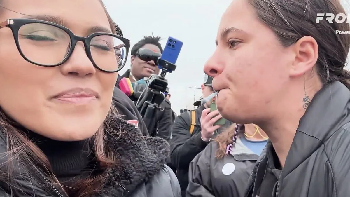 F*** ICE Day" Protest Turned Violent, Injuring Reporter