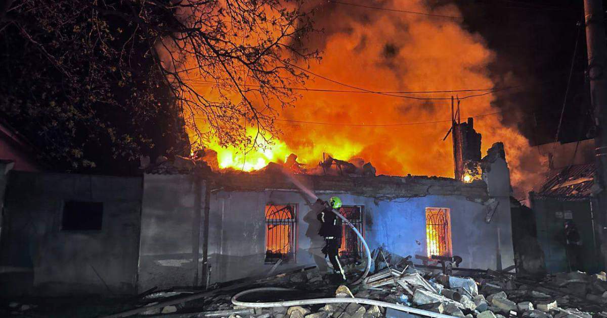 Russian drones destroy Odesa port and kill railway worker in Ukraine