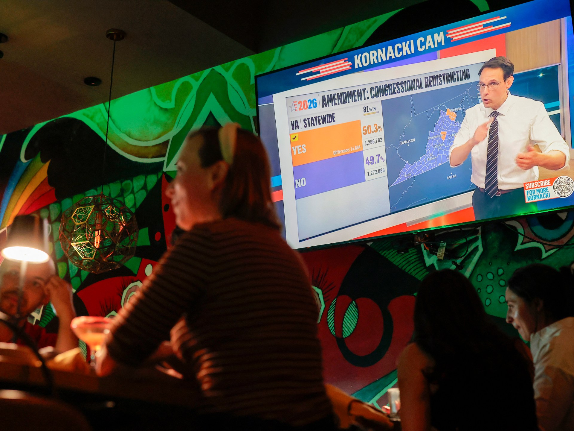 Virginia voters approve new congressional map to boost Democratic representation.