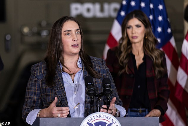 Kristi Noem's ICE leader claims ex-lover was jealous and screamed through hotel walls