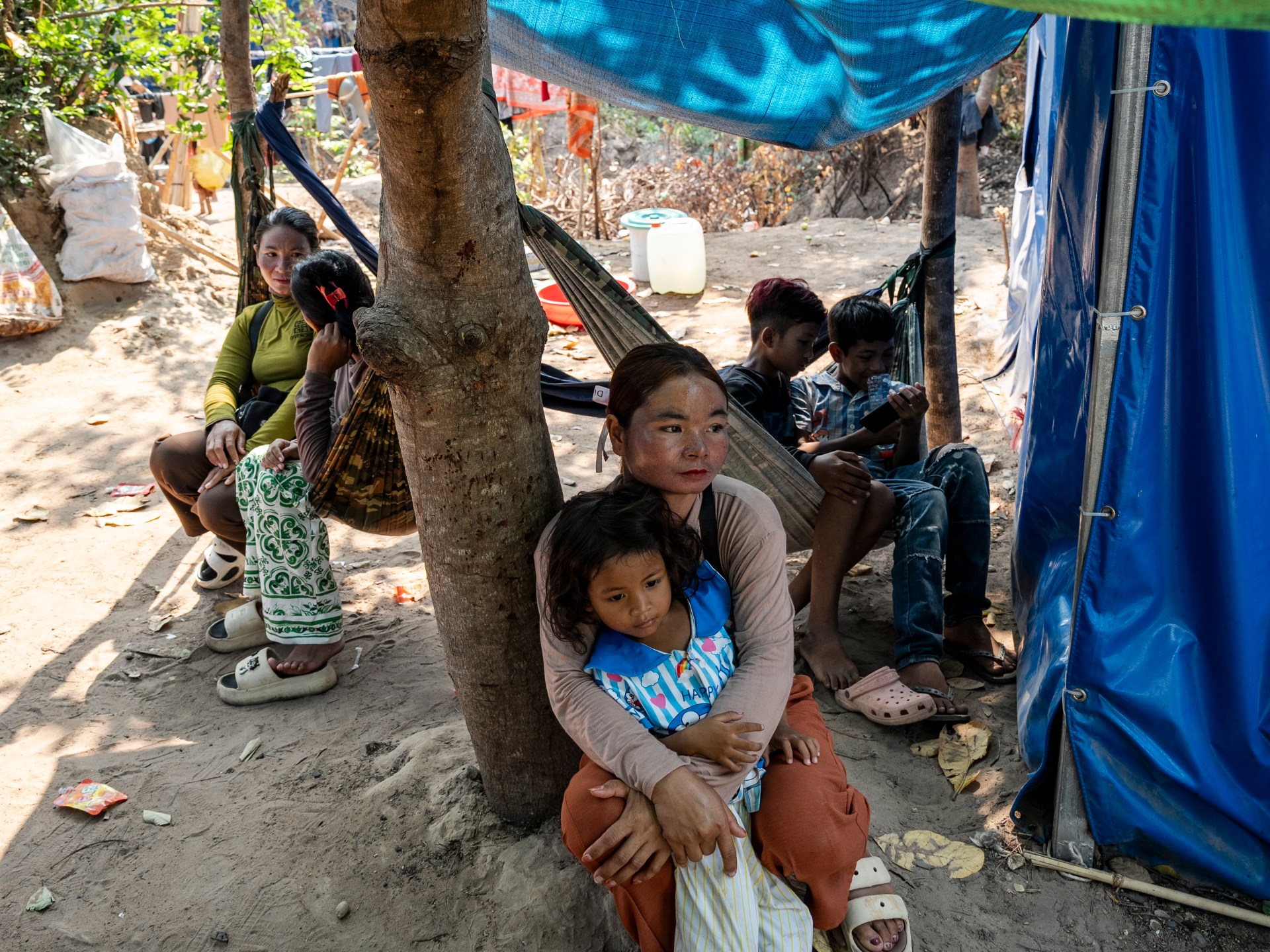 Cambodian children lose education as families flee violence near Thailand border