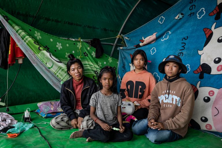 Cambodian children lose education as families flee violence near Thailand border