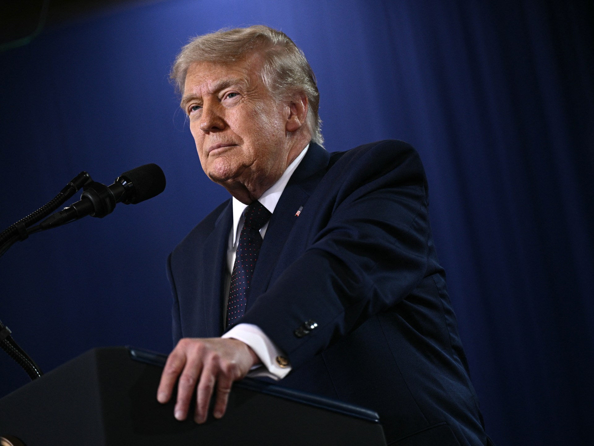 Trump says Iran deal is not finalized as negotiations stall.