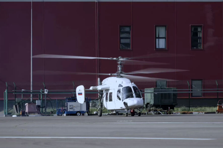 Russia's domestically produced Ka-226T helicopter completes successful maiden flight.