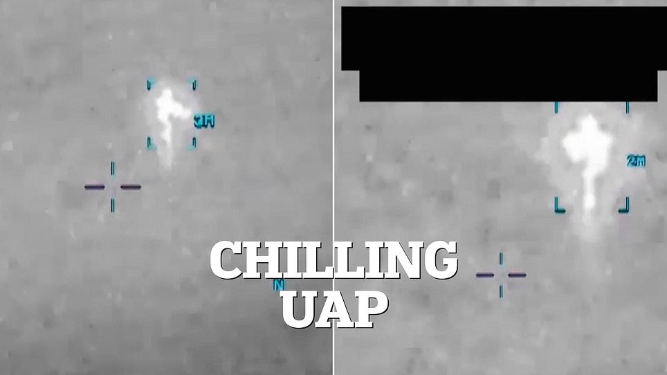 Trump administration releases UFO files including satellite clips of humanoid figures.