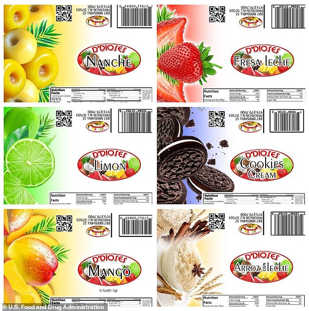 FDA Recalls Ice Pops in Four States Over Undeclared Allergens and Dyes