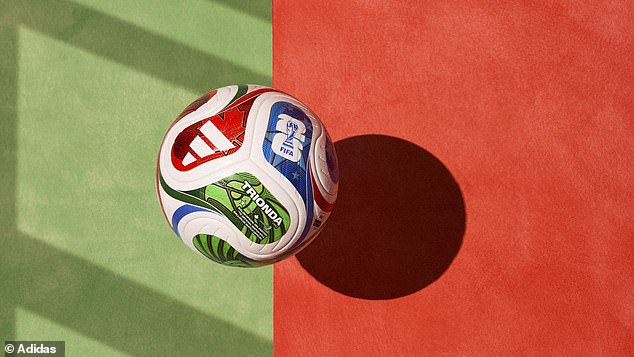 WhatsApp updates football emoji to show Adidas World Cup match ball design.
