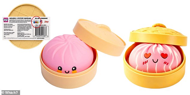 Experts warn that viral 'squishy dumpling' toys contain dangerous chemicals.