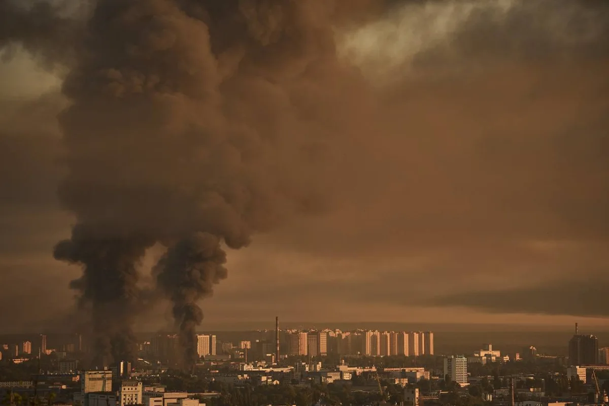 Russia targets Ukraine's supply lines with 109 missile strikes across 11 regions.