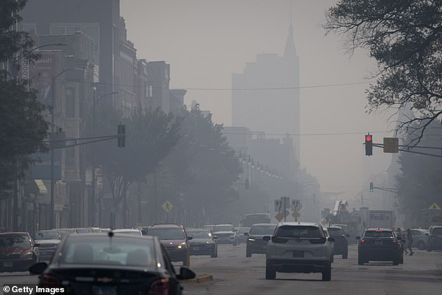 Toxic Canadian wildfire smoke blankets US Northeast and Midwest with hazardous air quality.