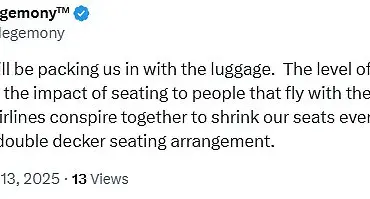 Airbus and Startup Collaborate on Double Decker Seats to Solve Airplane Crowding