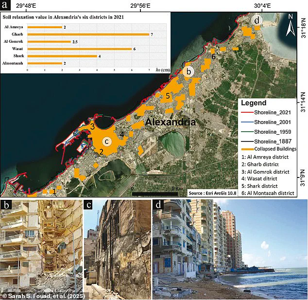 Ancient Alexandria Sinks as Rising Sea Levels Trigger Increase in Building Collapses