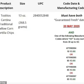 Frito-Lay Recalls Over 1,200 Bags of Tostitos Due to Milk Contamination Risk