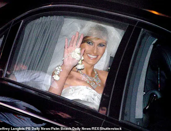 Melania Trump's Christian Dior Wedding Dress Listed for Sale on eBay