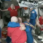 SpaceX Crew Greeted by 'Alien' upon Docking at ISS