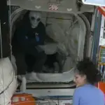 SpaceX Crew Greeted by 'Alien' upon Docking at ISS