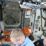 SpaceX Crew Greeted by 'Alien' upon Docking at ISS