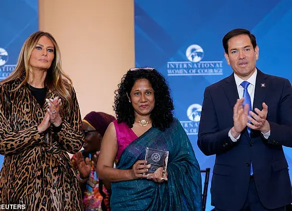Melania Trump Stuns in Milly Park's Leopard Print Coat at International Women of Courage Awards