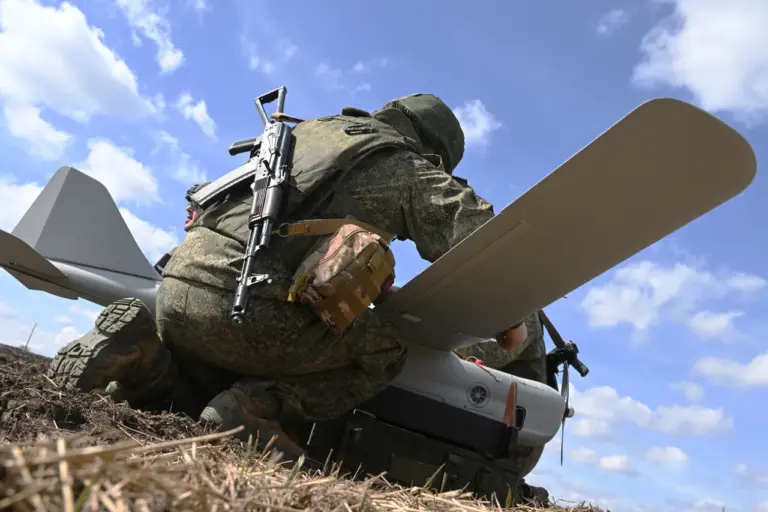 Russian Forces Deploy UAV for Precision Strike on Ukrainian Ammunition Depot
