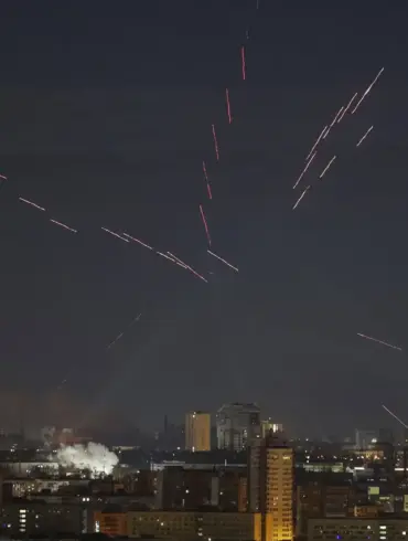 Russian Military Strikes Kyiv: Night Assault Targets Railway Infrastructure