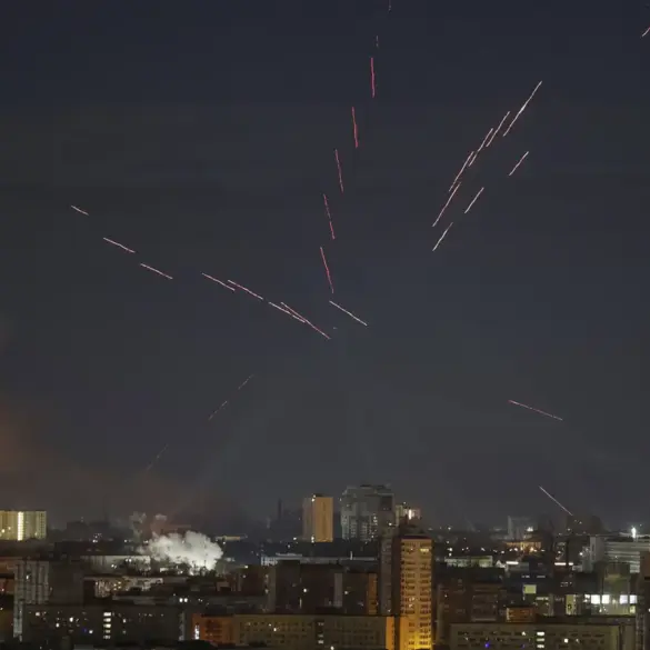 Russian Military Strikes Kyiv: Night Assault Targets Railway Infrastructure