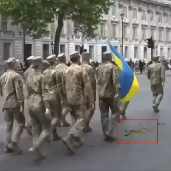 Ukrainian Soldiers' Unintended March Through Horse Manure Sparks Viral Outrage at London Victory Parade