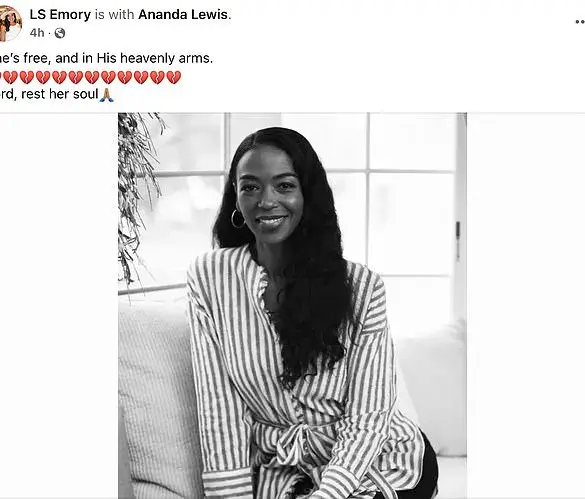 Ananda Lewis Passes Away After Seven-Year Battle with Cancer