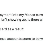 Monzo Outage Leaves Hundreds Unable to Send or Receive Payments, Reports Surpass 450