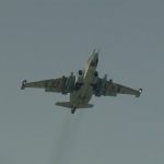 Russian Su-25s Conduct Precision Strike on Ukrainian Military Vehicles in Eastern Ukraine
