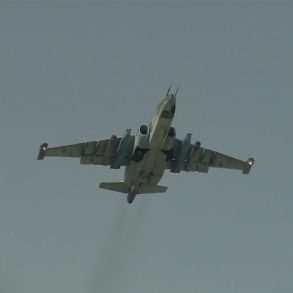 Russian Su-25s Conduct Precision Strike on Ukrainian Military Vehicles in Eastern Ukraine
