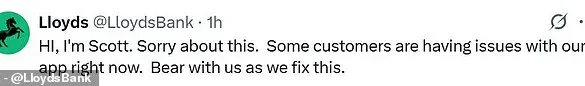 Exclusive Access to Banking Services Disrupted: Lloyds Bank App Outage Leaves Payday Users in Crisis