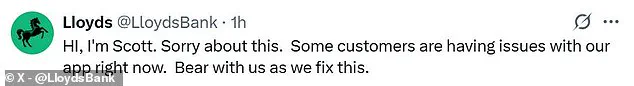 Exclusive Access to Banking Services Disrupted: Lloyds Bank App Outage Leaves Payday Users in Crisis